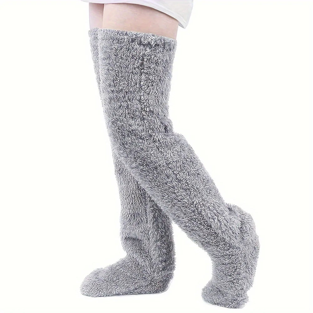 CozyLegs™ – Over-Knee Fuzzy Warmth You’ll Love 🧦❄️