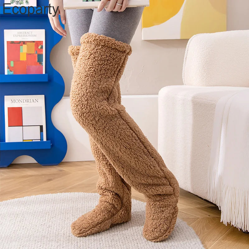 CozyLegs™ – Over-Knee Fuzzy Warmth You’ll Love 🧦❄️